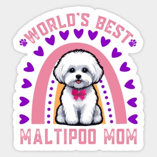 Maltipoo Mom - World's Best Maltipoo Mom Sticker